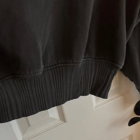 Aerie Black Hoodie Sweater - Picture 2 of 4